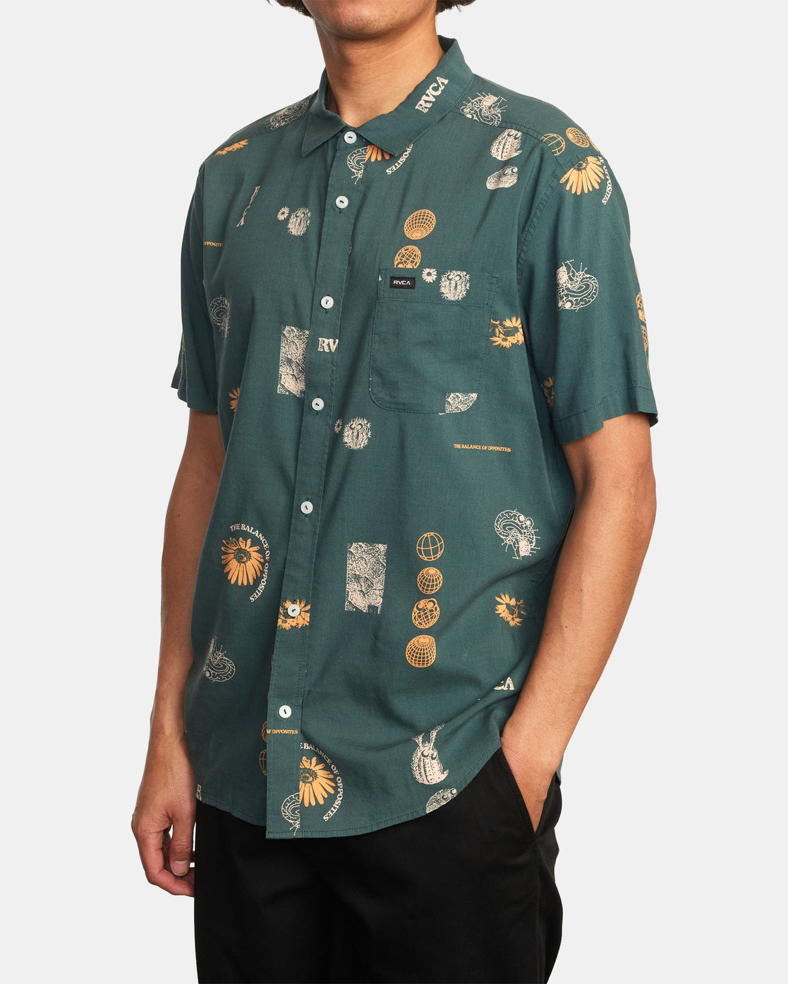 RVCA Pet Cactus Short Sleeve Shirt