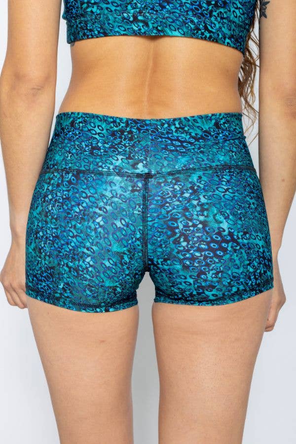Reel Skipper Yoga Water Shorts - Ocean Camo
