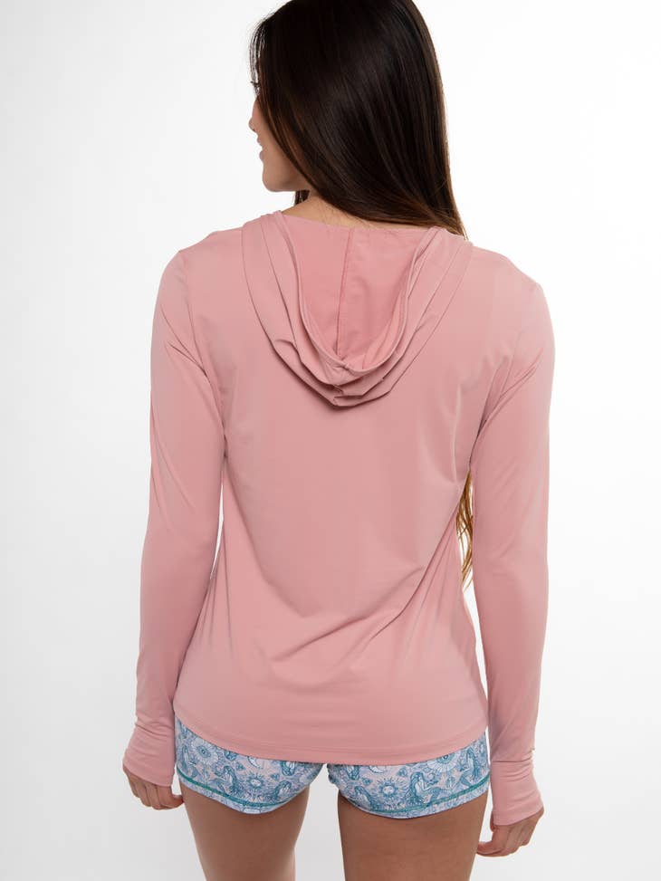 Reel Skipper Classic Performance Hood UV Shirt - Pink