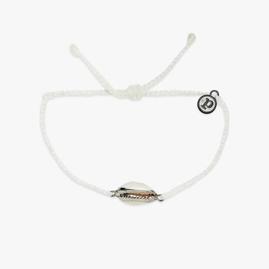 Pura Vida Costa Cowrie Silver Bracelet