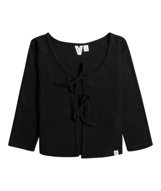 Roxy Looking Good Tie Front Cardigan Top