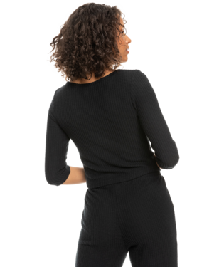 Roxy Looking Good Tie Front Cardigan Top