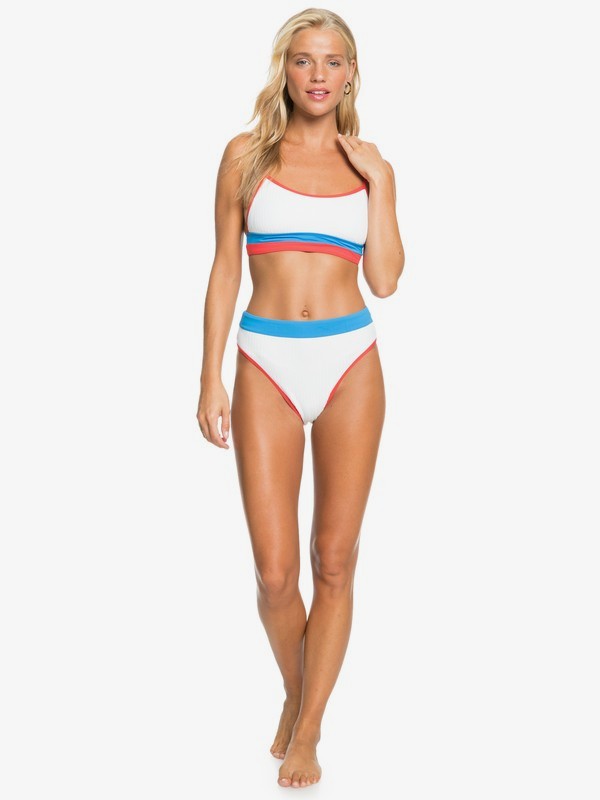 Roxy Hello July High Leg Bikini Bottoms