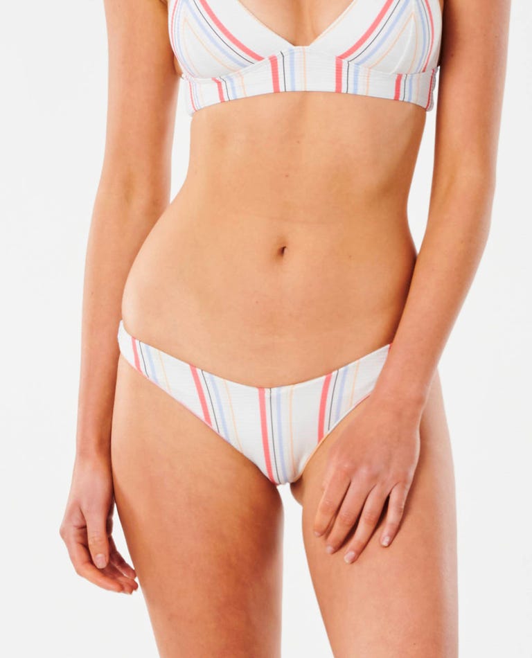 Rip Curl Blossom High Leg Reversible Skimpy Coverage Bikini Bottom