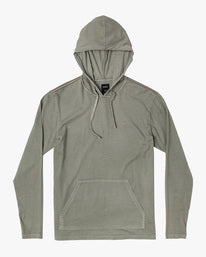 RVCA Pigment Hooded Long Sleeve Tee