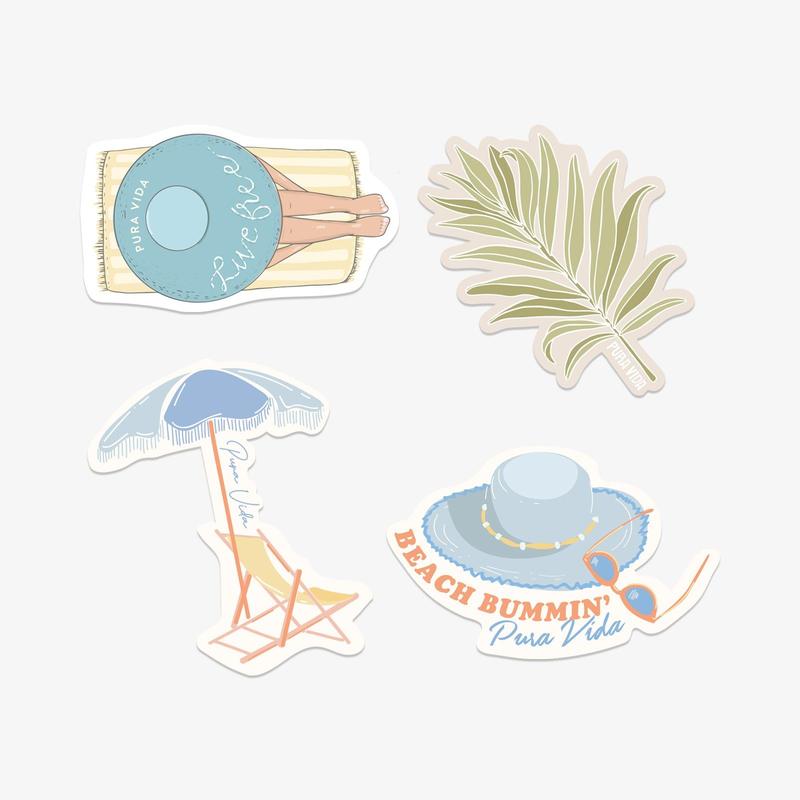 Pura Vida West Sticker Pack