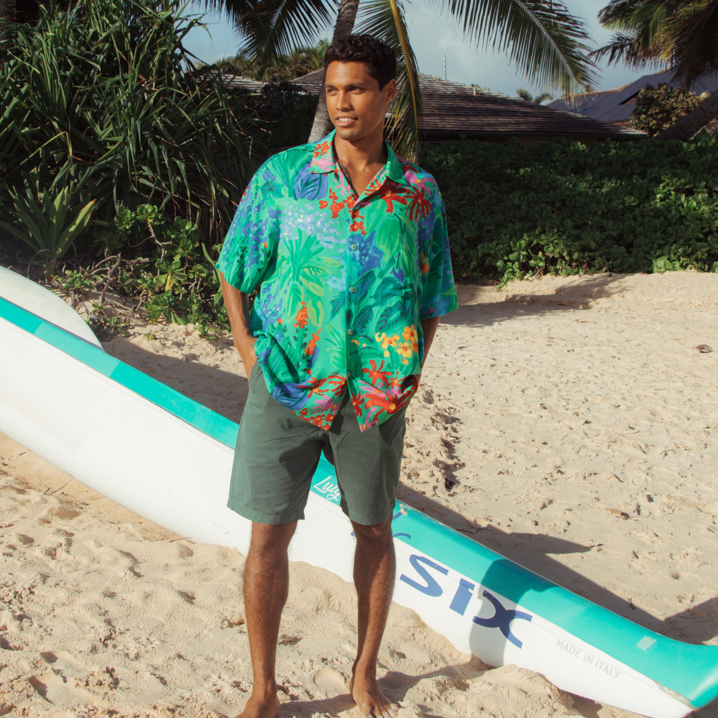 Jams World Men's Retro Shirt - Sea Flower
