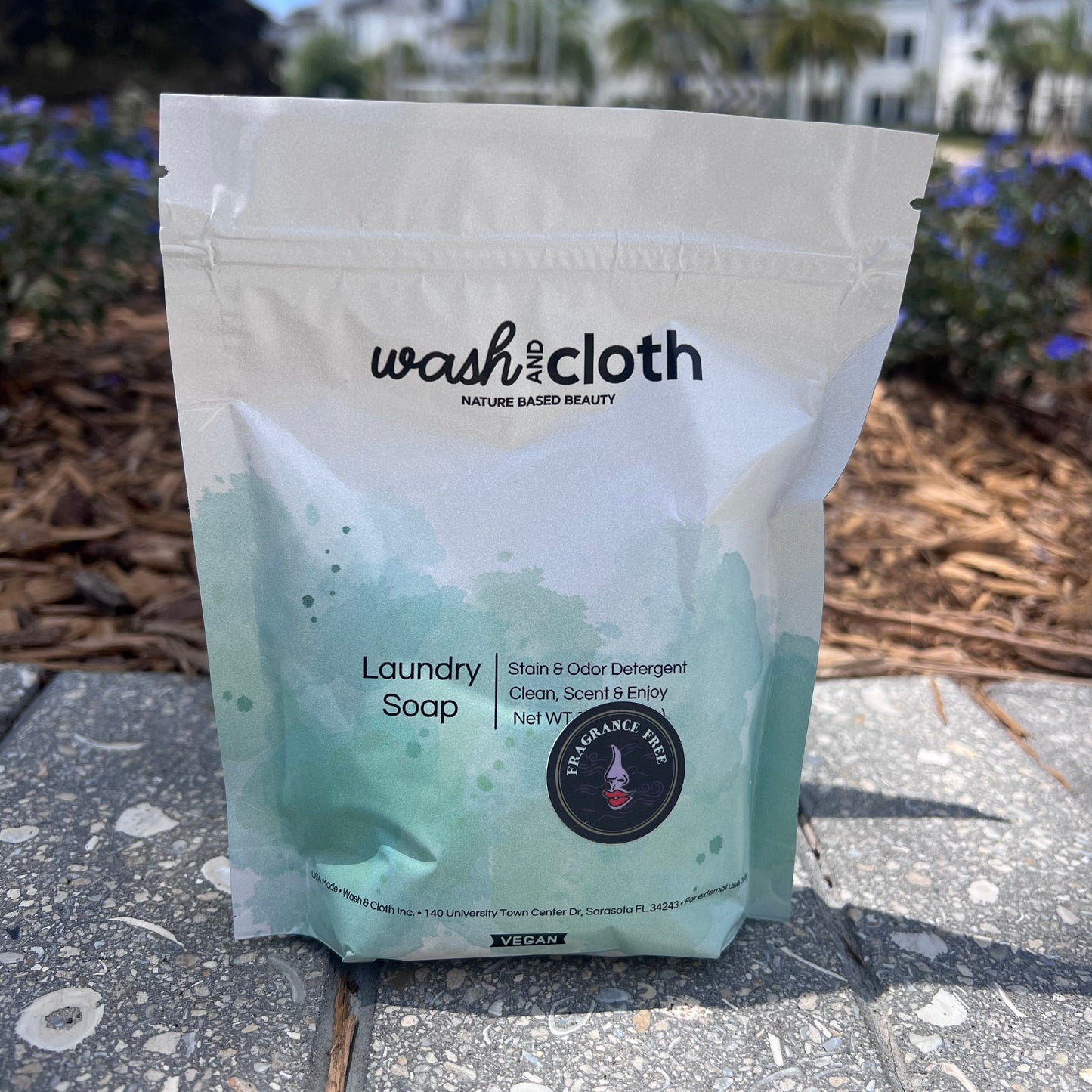 Wash & Cloth On The Go Natural Laundry Soap