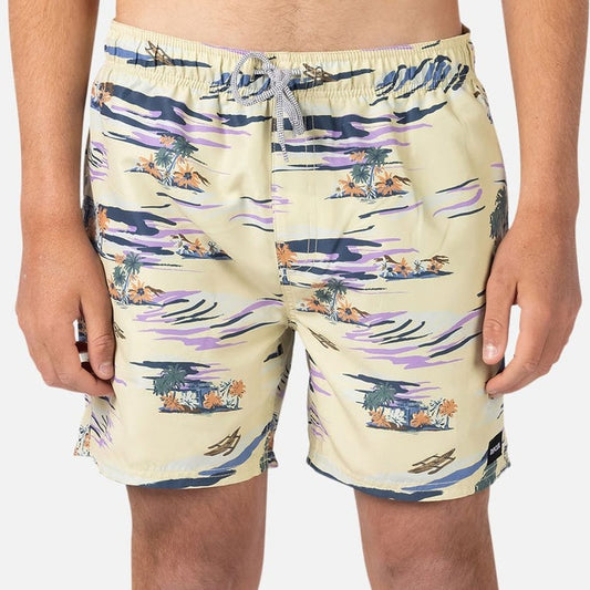 Rip Curl Scenic Volley Boardshort - Vintage Yellow