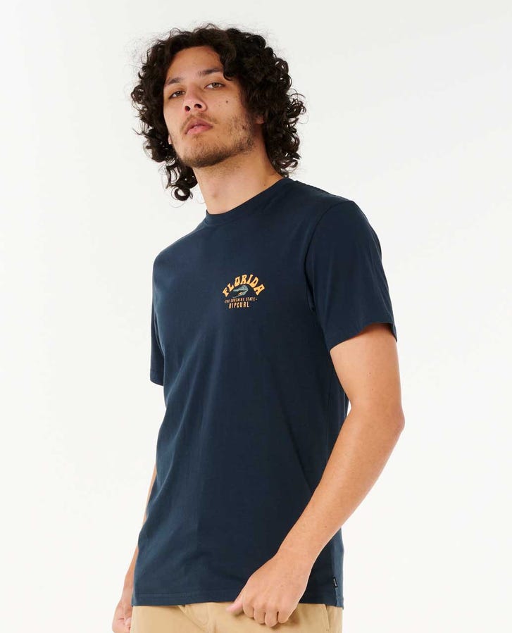 Rip Curl Destination Animals Tee - Dark Navy Florida