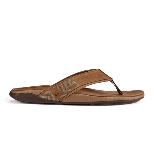 Olukai Tuahine Mens Waterproof Sandals - Toffee