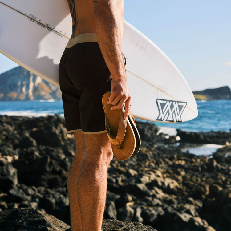 Olukai Tuahine Mens Waterproof Sandals - Toffee