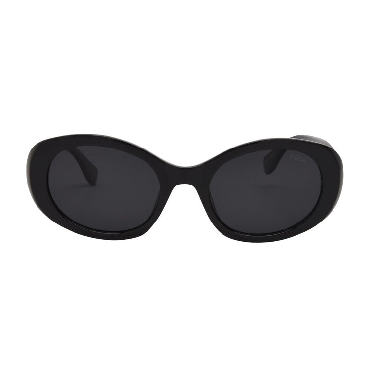 I-SEA Camilla Polarized Sunglasses - Black with Smoke Polarized Lens