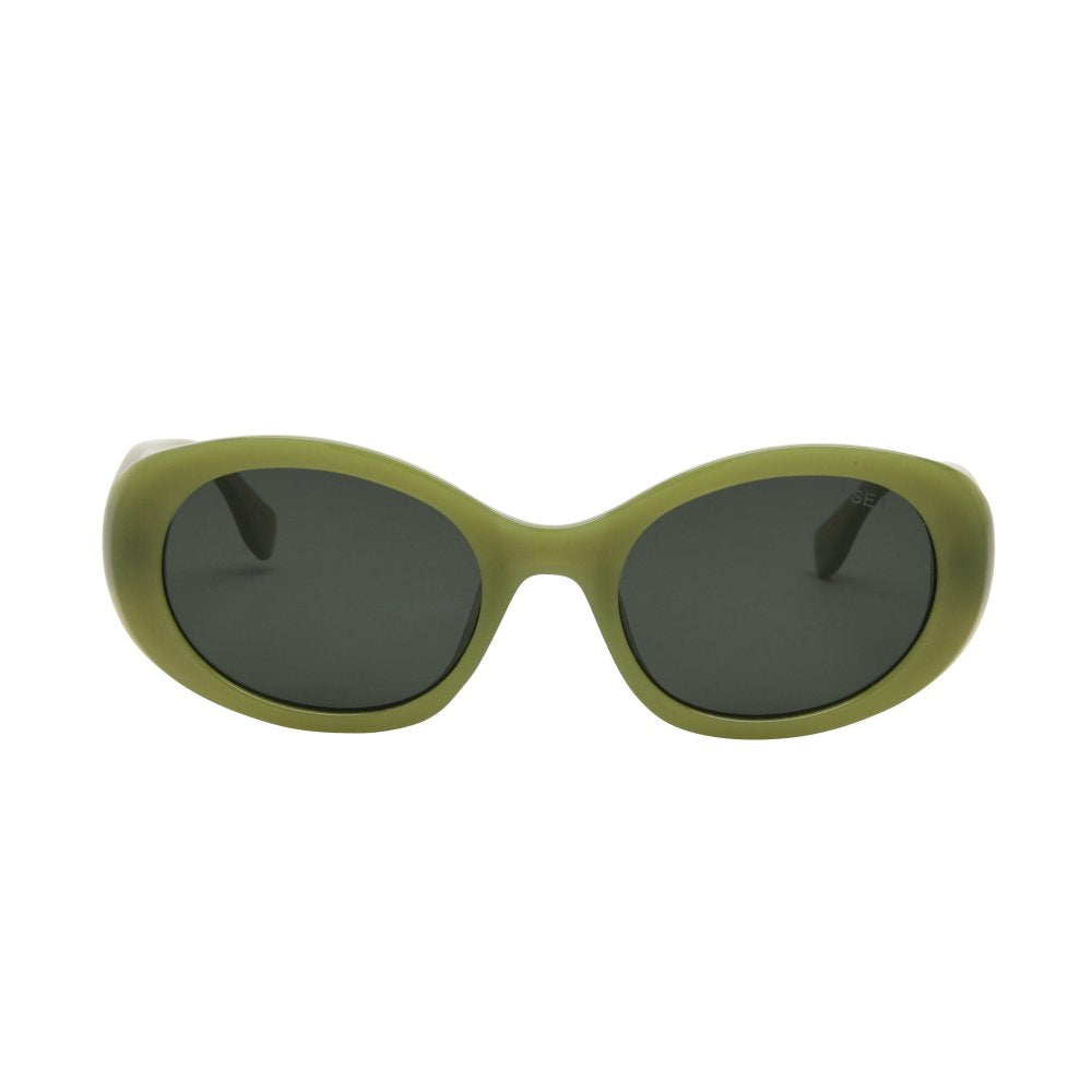 I-SEA Camilla Polarized Sunglasses - Moss with Smoke Polarized Lens