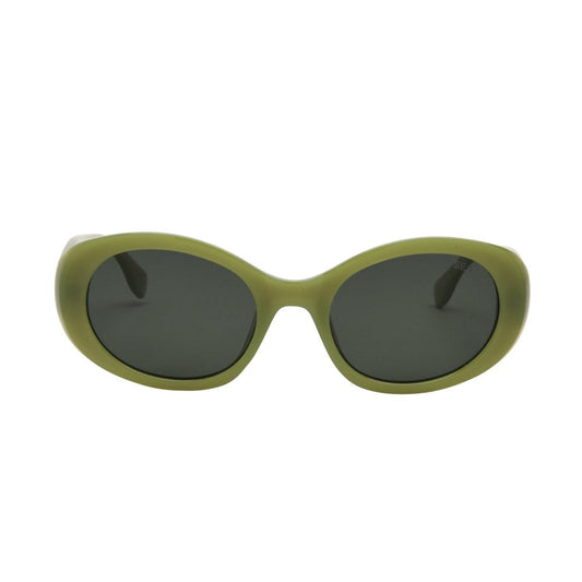 I-SEA Camilla Polarized Sunglasses - Moss with Smoke Polarized Lens