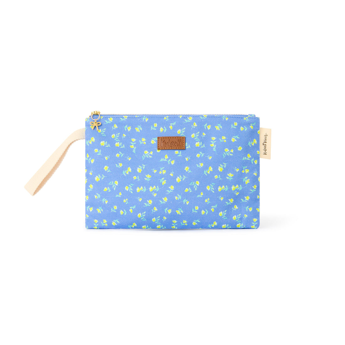 Kulani Kinis Summer Wristlet Pouch - Lemon Bloom (Golden Daze Collection)