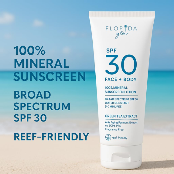 Florida Glow Mineral Sunscreen Lotion SPF 30