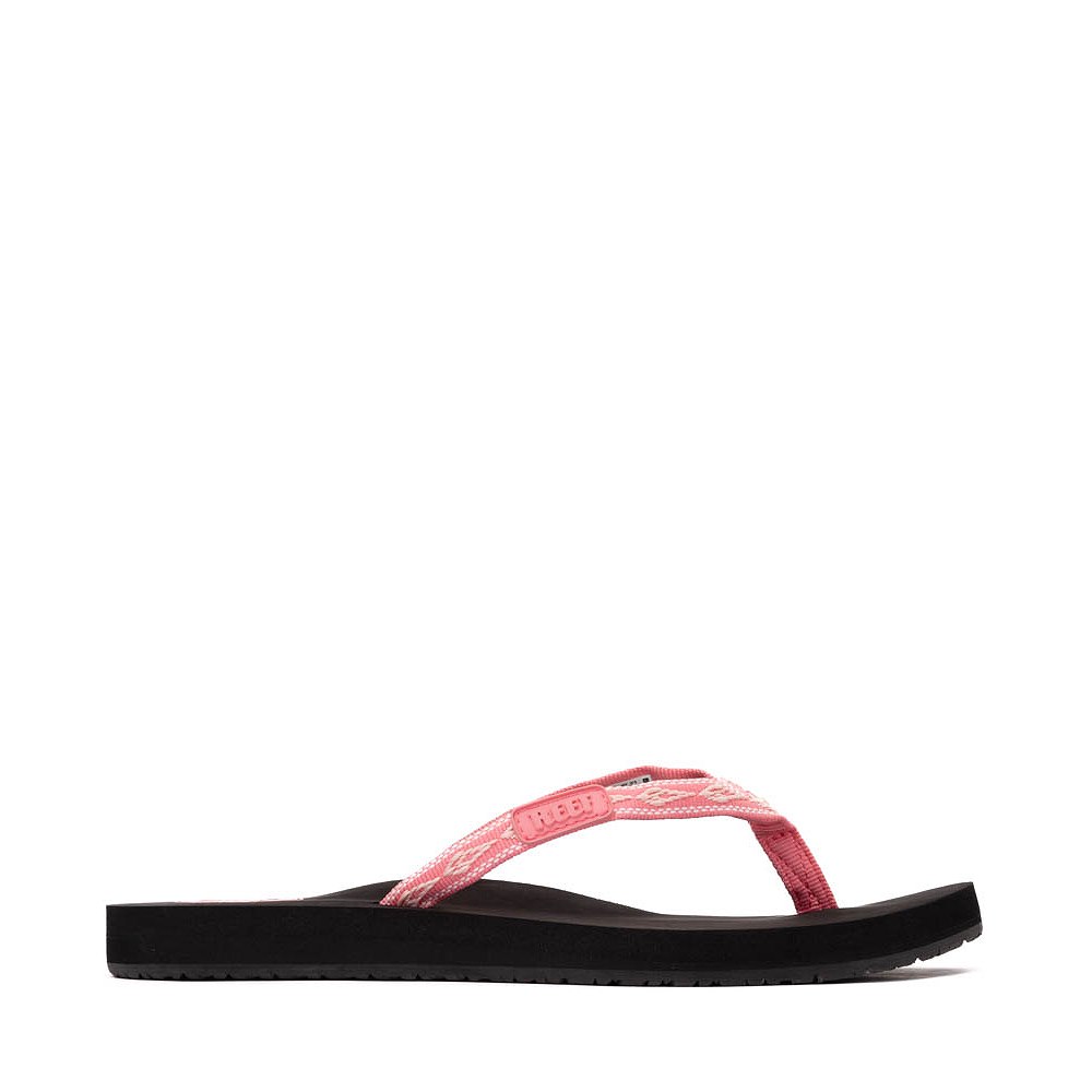Reef Ginger Slide Sandal - Pink & Black