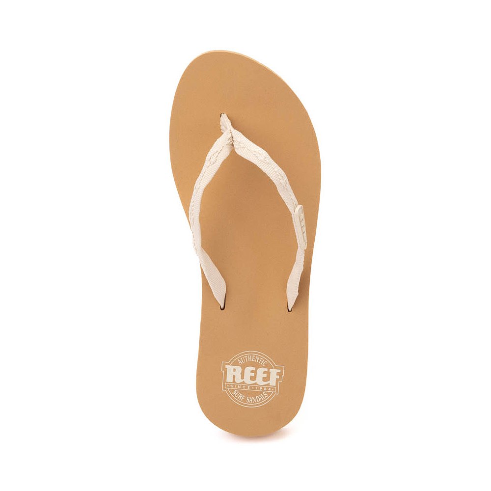 Reef Ginger Slide Sandal - Cream & Tan