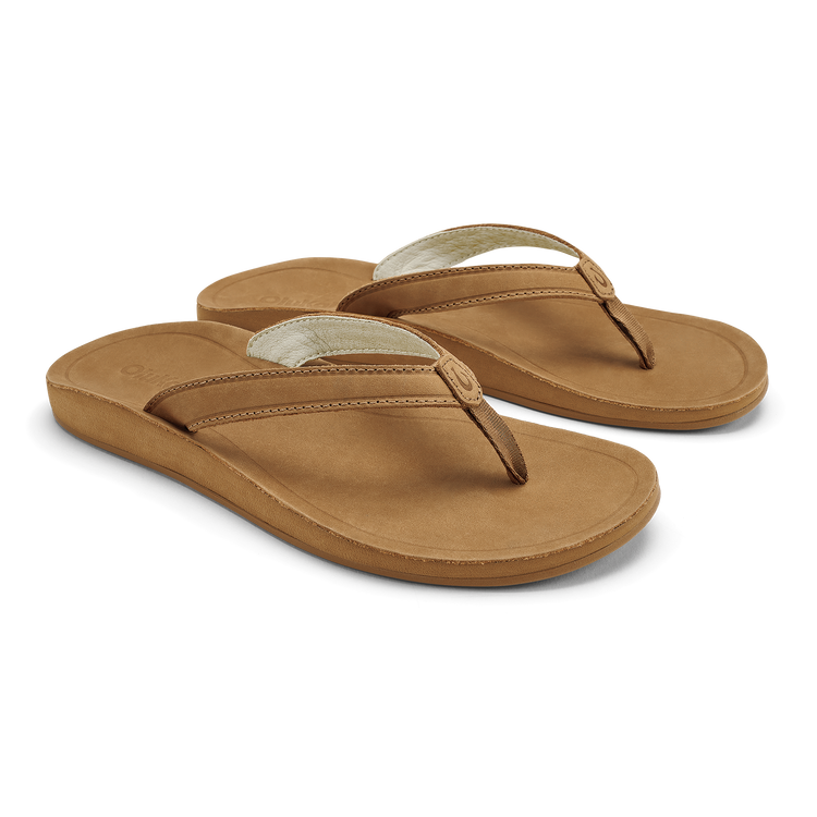 Olukai Southshore Women’s Waterproof Leather Sandals - Toffee