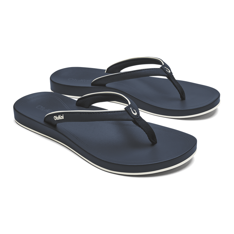 Olukai ‘Uiki Womens Water-Friendly Beach Sandals - Mood Indigo