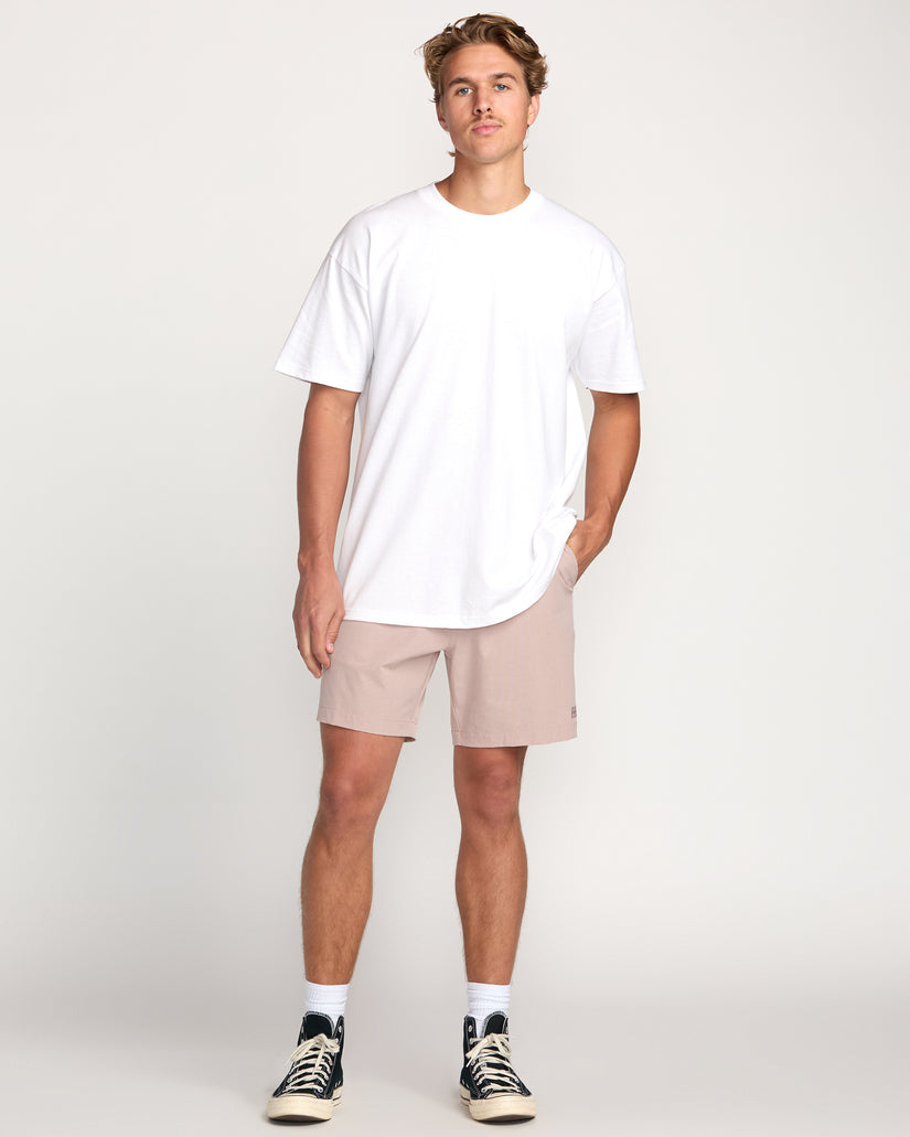 Billabong Crossfire Submersible 17" Hybrid Shorts - Dusty Pink
