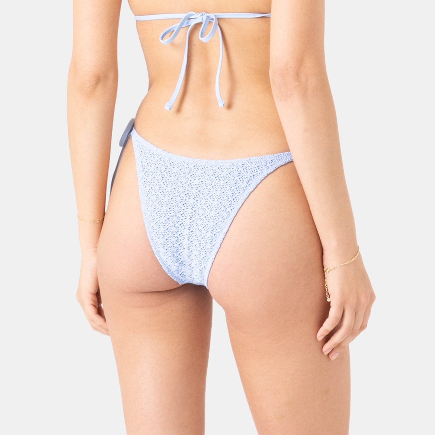 Roxy Crochet Tie Side Cheeky Bikini Bottom - Open Air by Roxy