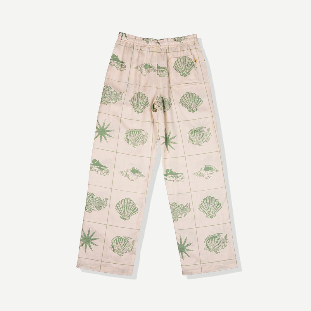 Duvin Womens Salty Tencel Cabana Pant - Antique