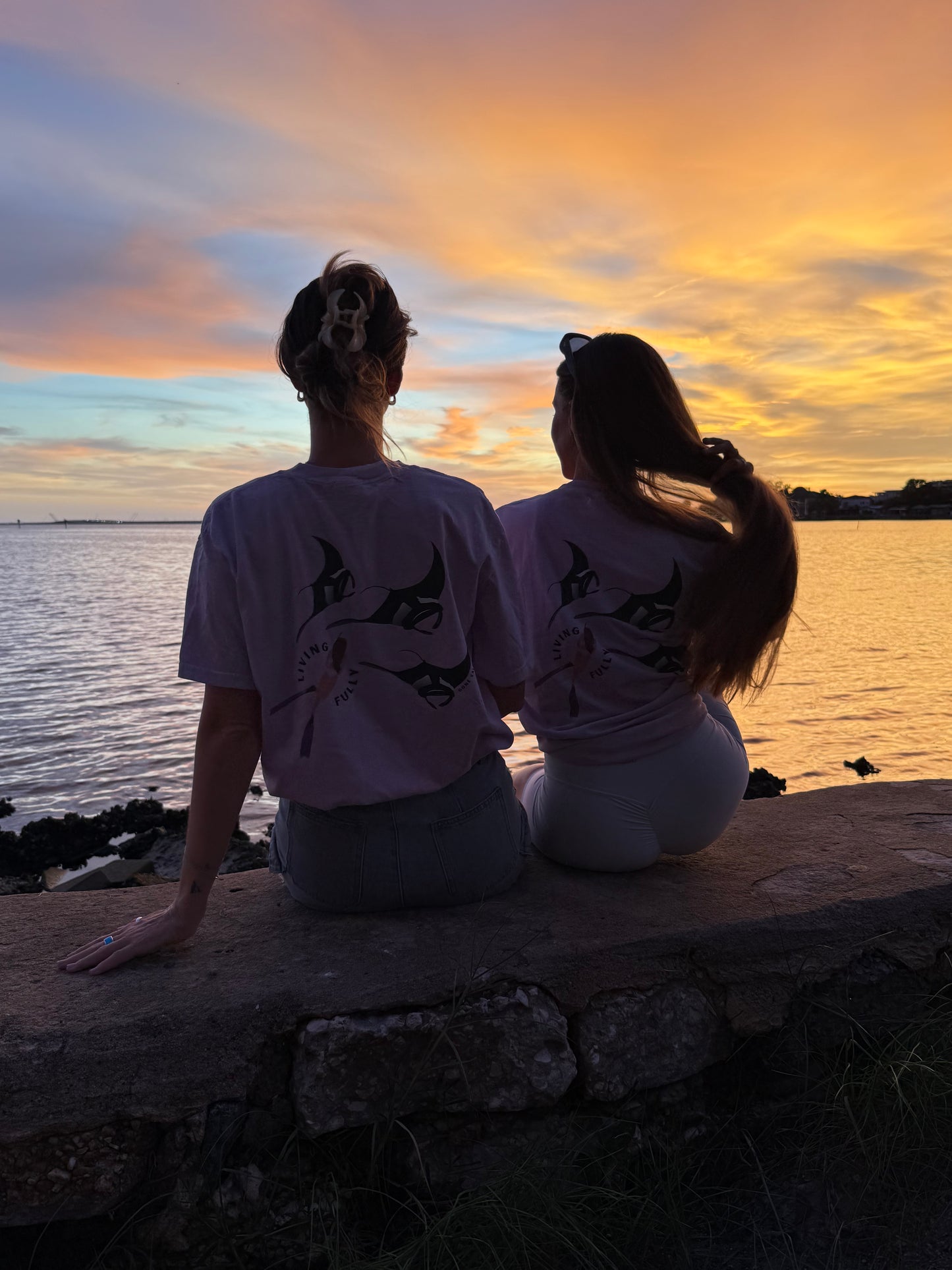 Gone Salty Living Fully Tee - Lavender