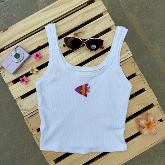 Beaded by Delaney Fish Tank Top