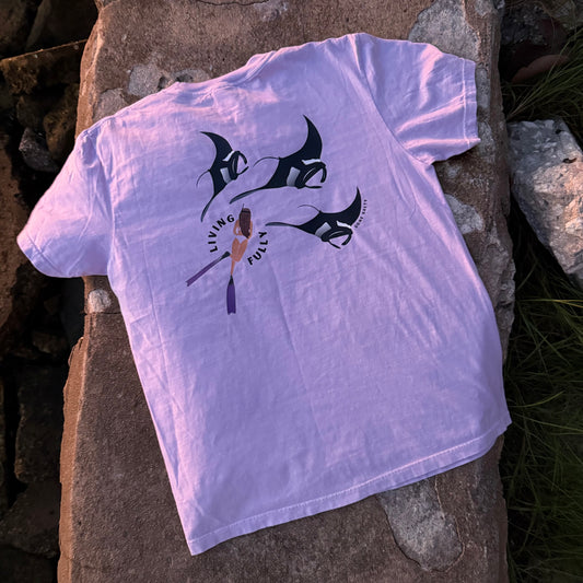 Gone Salty Living Fully Tee - Lavender
