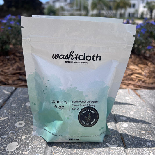 Wash & Cloth On The Go Natural Laundry Soap