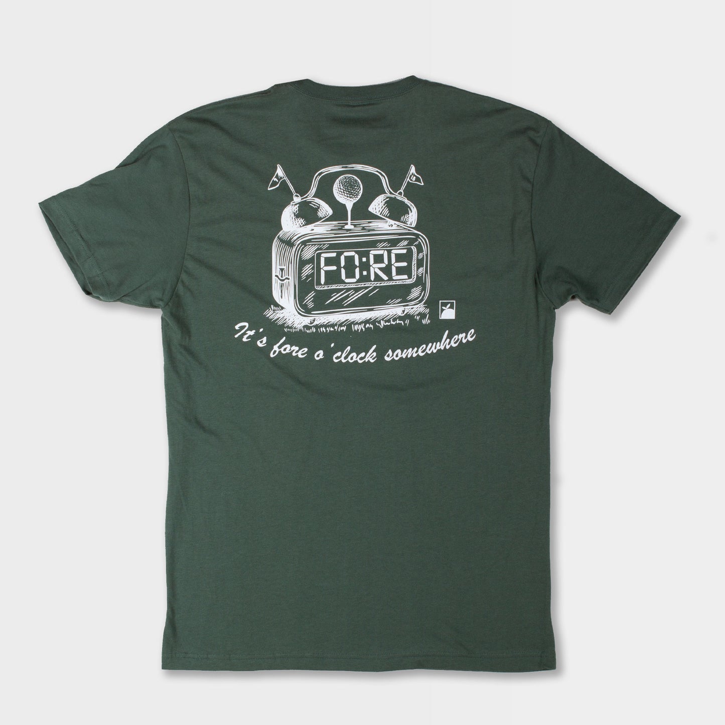 Flomotion Fore O'clock Somewhere Tee - by Flomotion