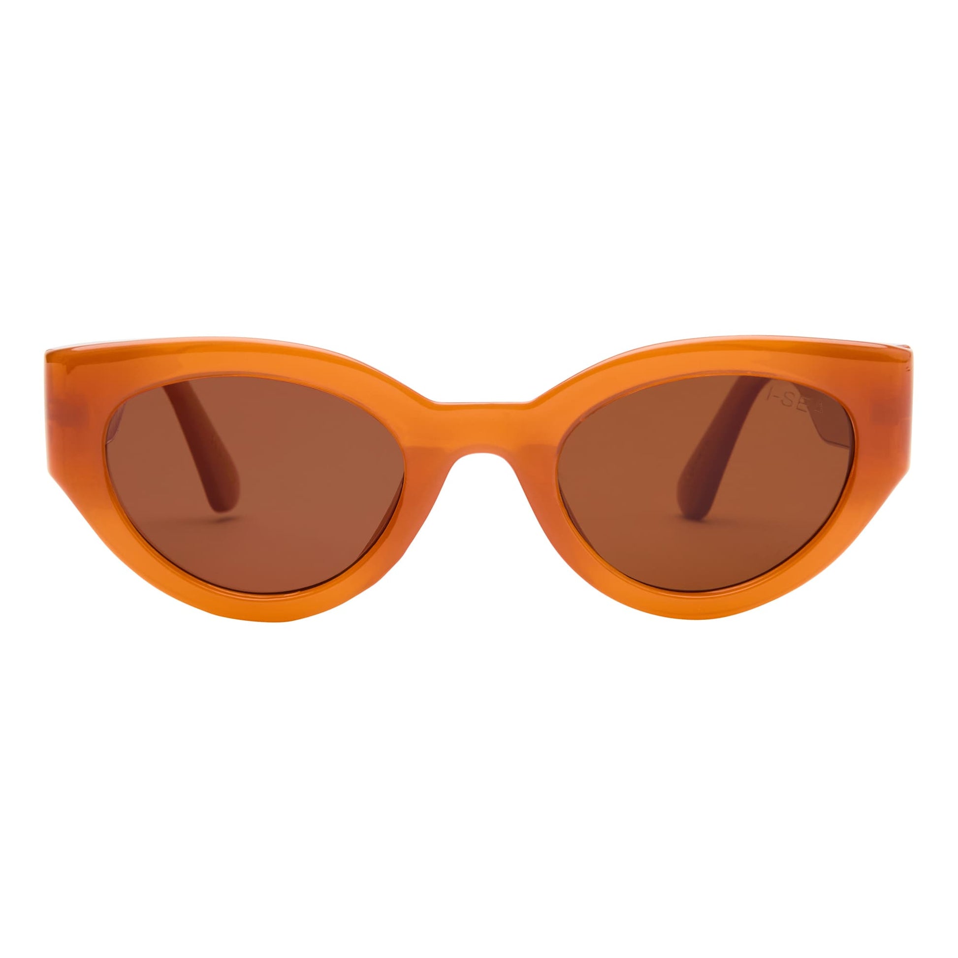 I-SEA Ashbury Sky Polarized Sunglasses - Apricot and Brown Polarized Lens by I-Sea Sunglasses