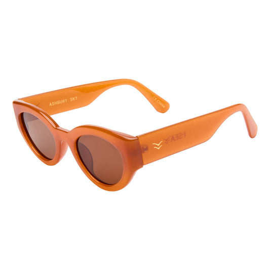 I-SEA Ashbury Sky Polarized Sunglasses - Apricot and Brown Polarized Lens by I-Sea Sunglasses