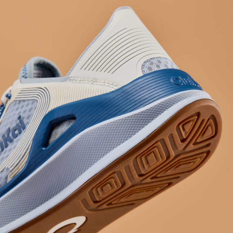 Olukai Ahi Men’s Performance Marine Shoe - Blue Pearl & White Sand