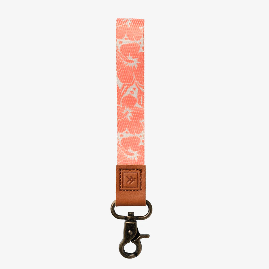 Thread Wallets Coral Crush Wrist Lanyard