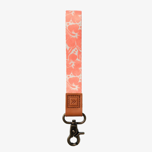Thread Wallets Coral Crush Wrist Lanyard
