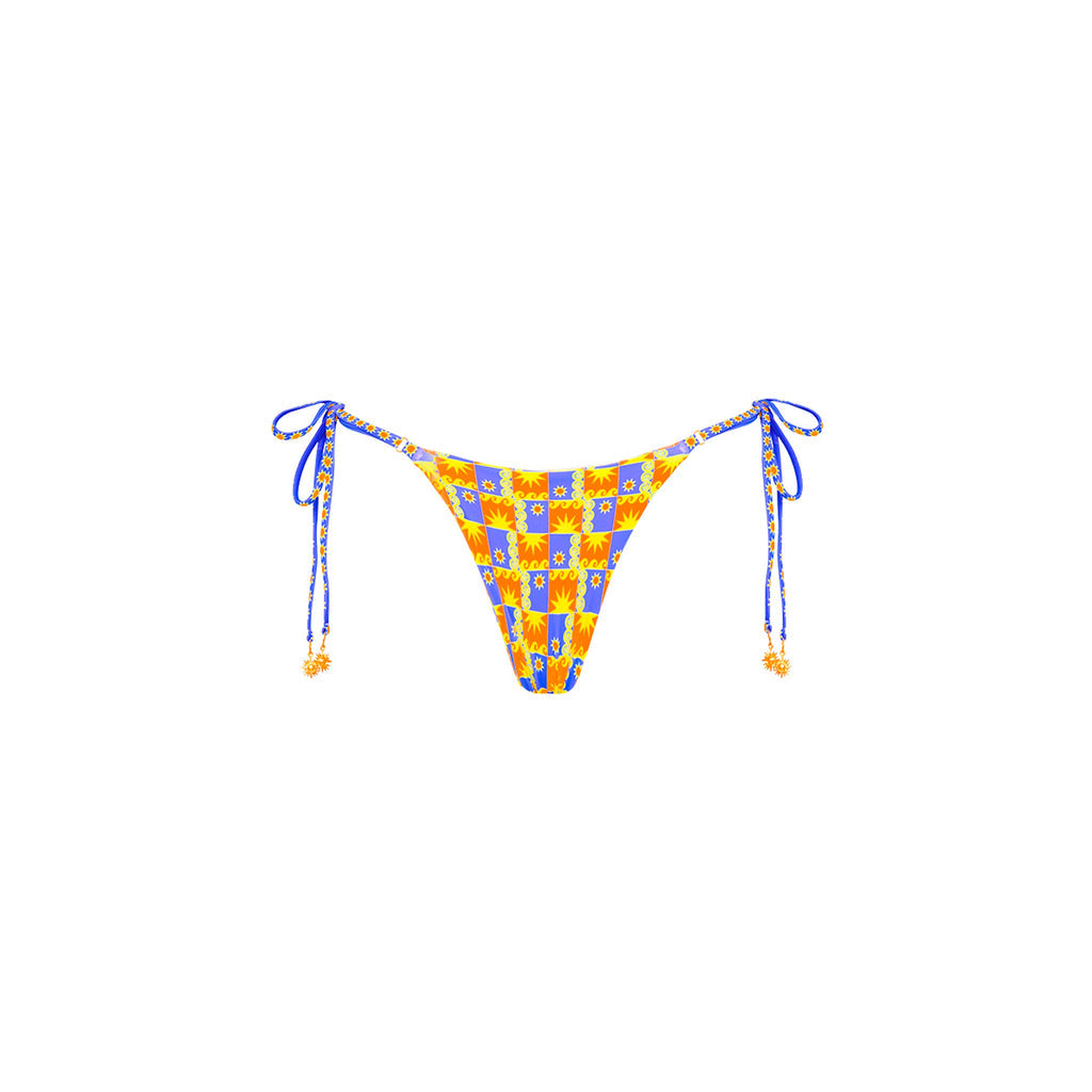 Kulani Kinis Thong Tie Side Bikini Bottom - Sunburst (Call Of The Sea Collection)