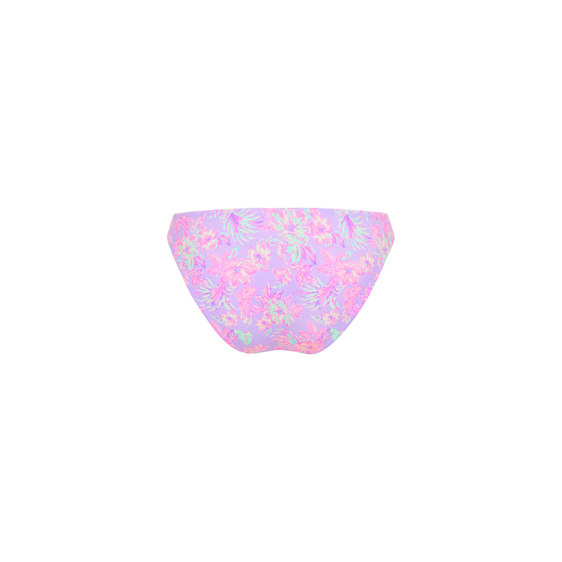 Kulani Kinis Minimal Full Coverage Bikini Bottom - Lilac Love (Postcard Promises Collection)