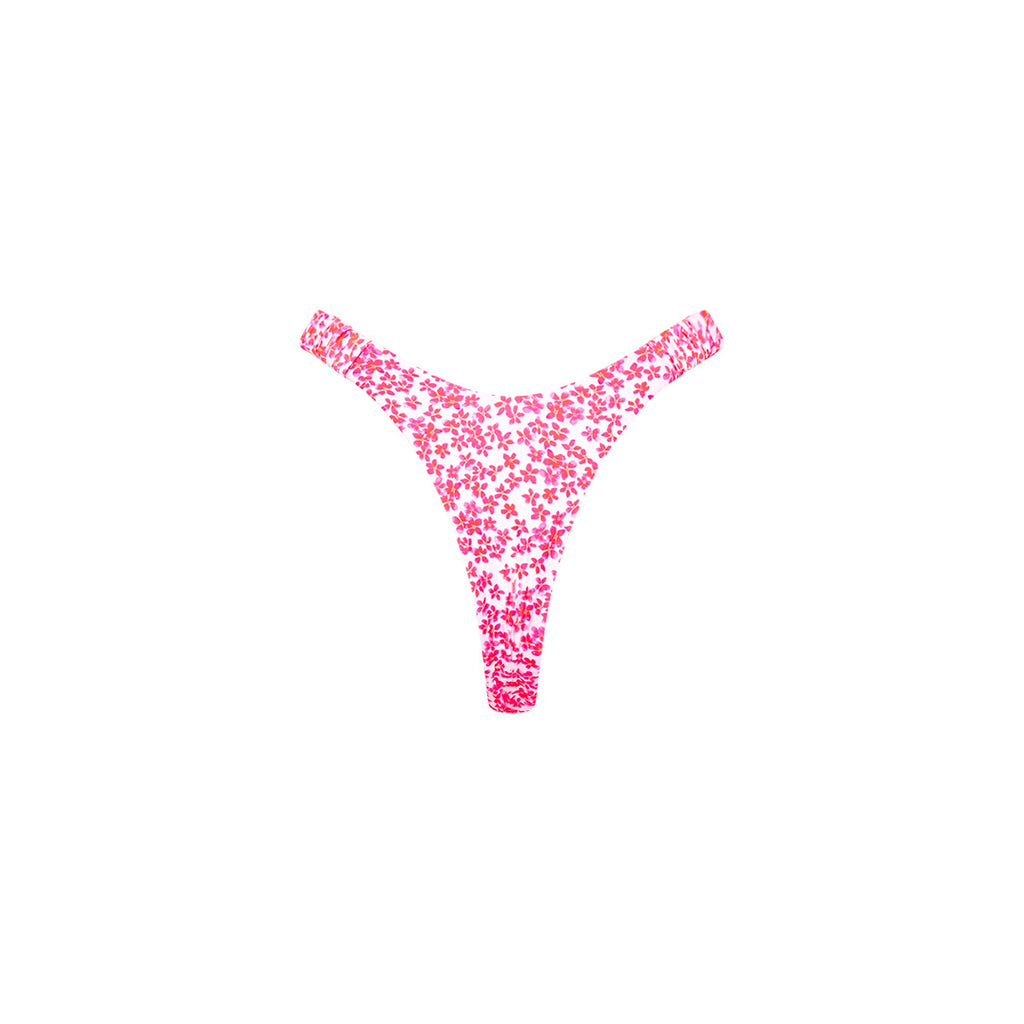 Kulani Kinis Retro Y Thong Bikini Bottom - Lovebug