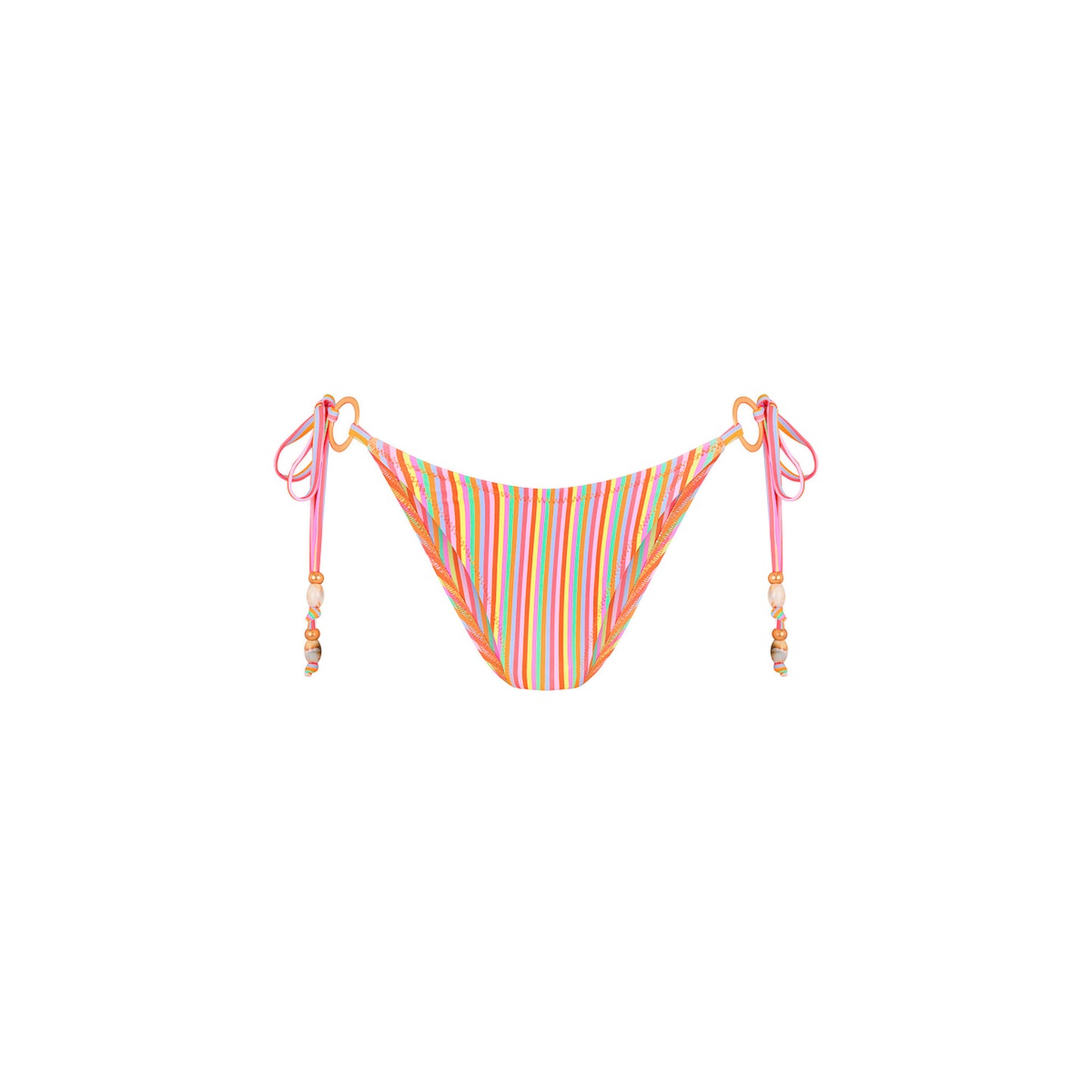 Kulani Kinis Ring Cheeky Tie Bikini Bottom - Sunshine Sorbet (Golden Daze Collection)