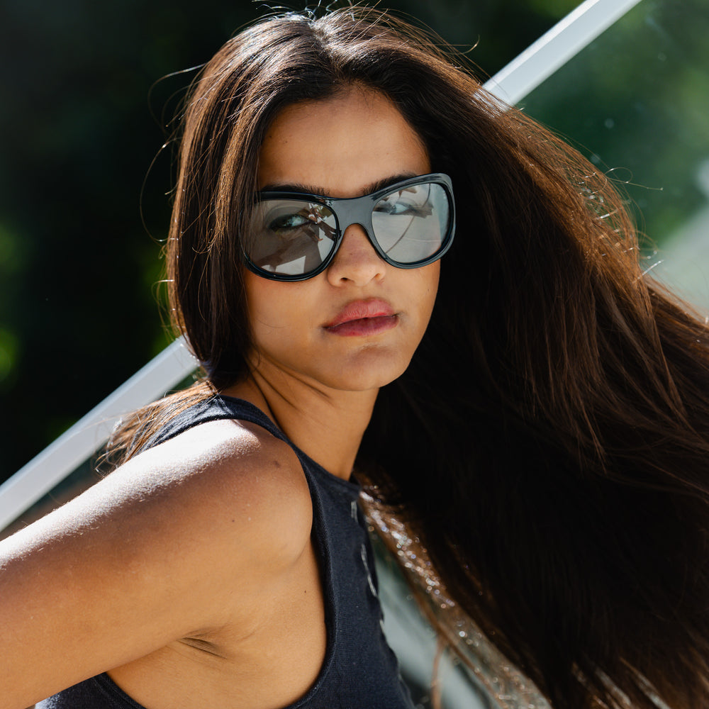 I-SEA Elsa Polarized Sunglasses - Ocean with Mint Polarized Lens