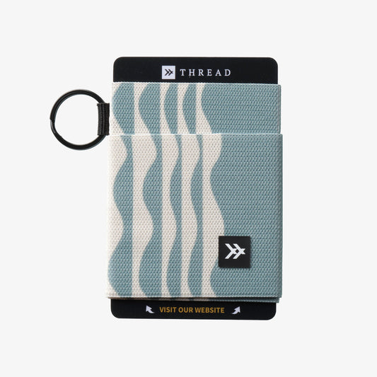 Thread Wallets Wavy Green & White Wallet
