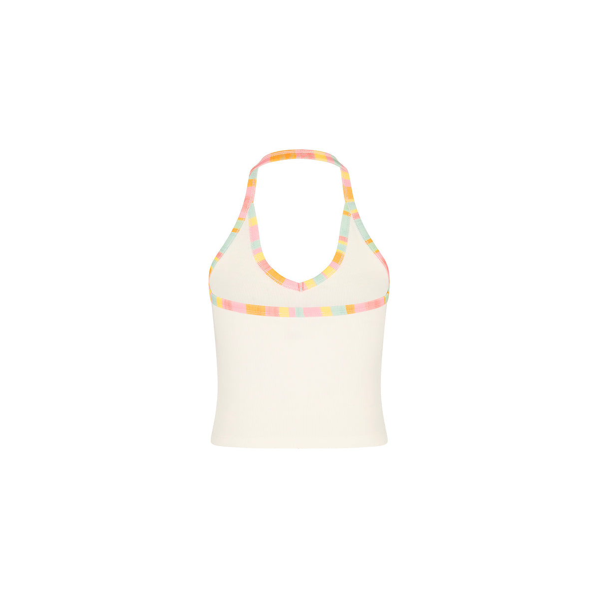 Kulani Kinis Printed Dip Halter Tank - Summer Sundae by Kulani Kinis