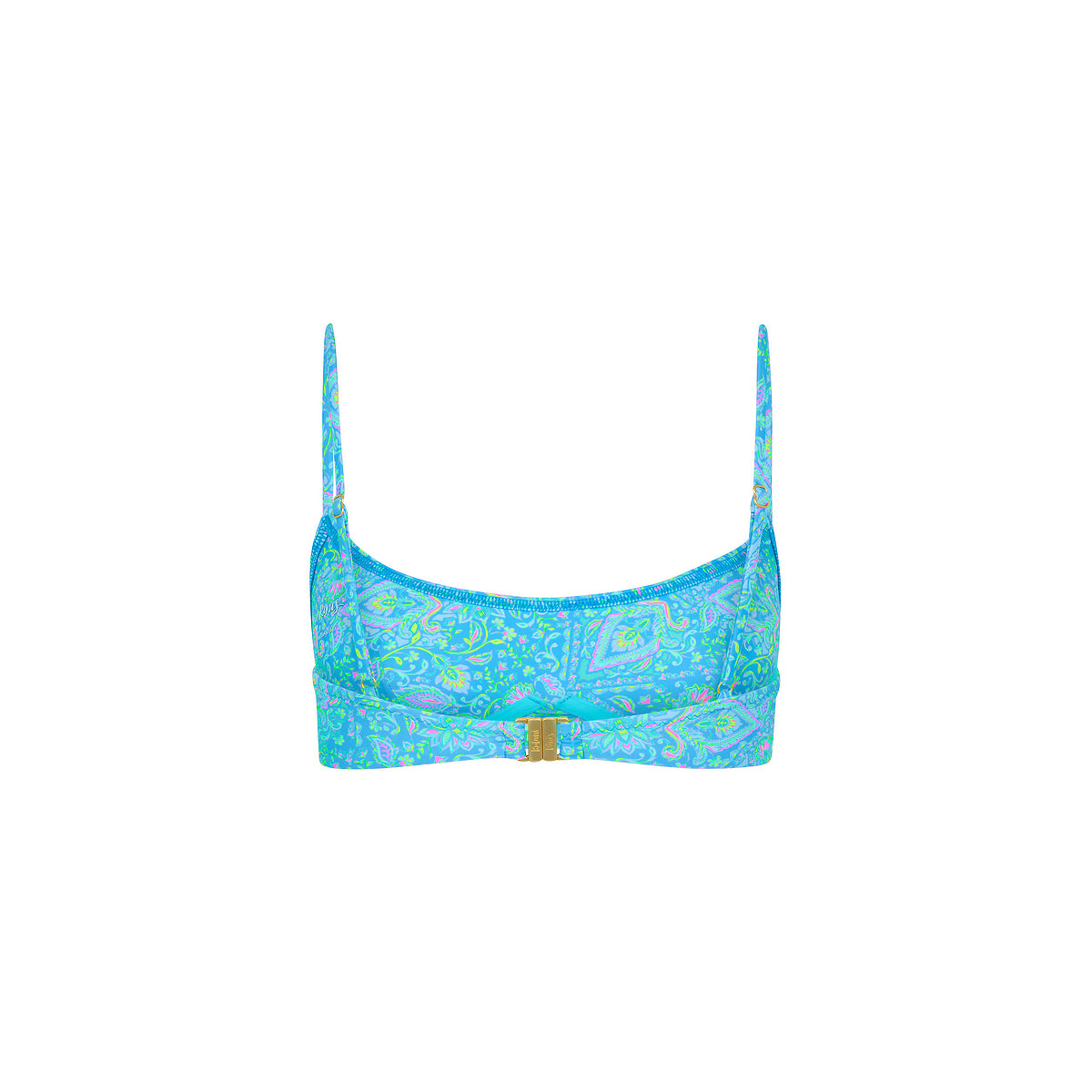 Kulani Kinis Invisible Underwire Crop Bikini Top - Stargaze (Wild Honey Collection)