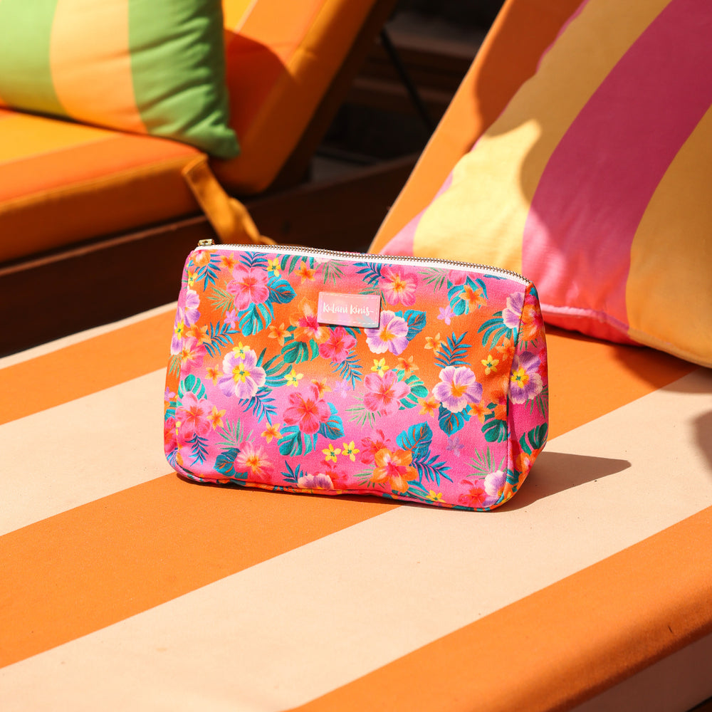 Kulani Kinis Beach Pouch - Summer Glow (Sunlit Mischief Collection)
