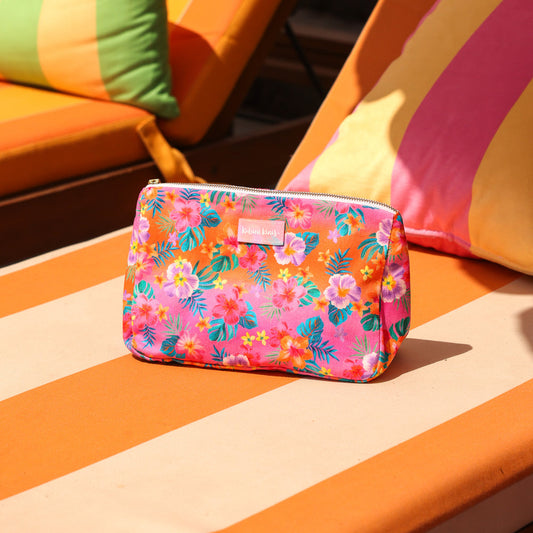 Kulani Kinis Beach Pouch - Summer Glow (Sunlit Mischief Collection)