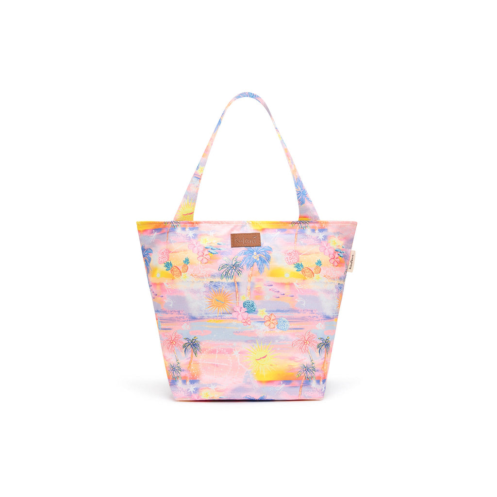 Kulani Kinis Beach Tote Bag - Sunset Universe (Bubblegum Galaxy Collection)