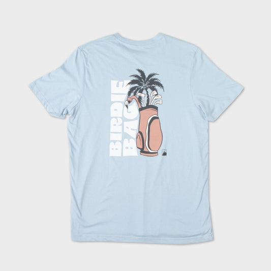 Flomotion Birdie Bag Tee - Light Blue